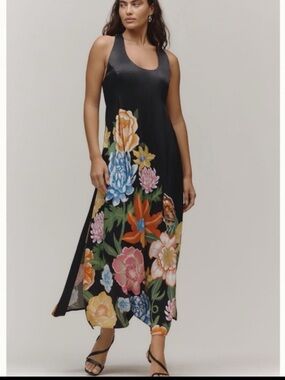 Anthropologie | Dresses | Anthropologie Smocked Maxi Dress | Poshmark